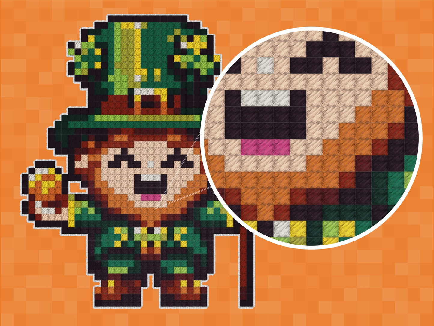 Leprechaun Plastic Canvas Craft Kit | Everything You Need | Accessible to All