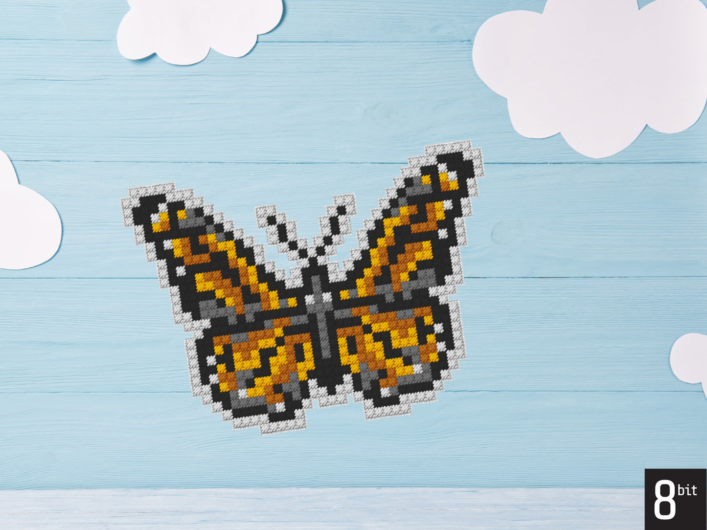 Butterfly Pattern | Includes Four Variations | Needlepoint, Plastic Canvas Pattern | Great for Kids, Teens and Adults