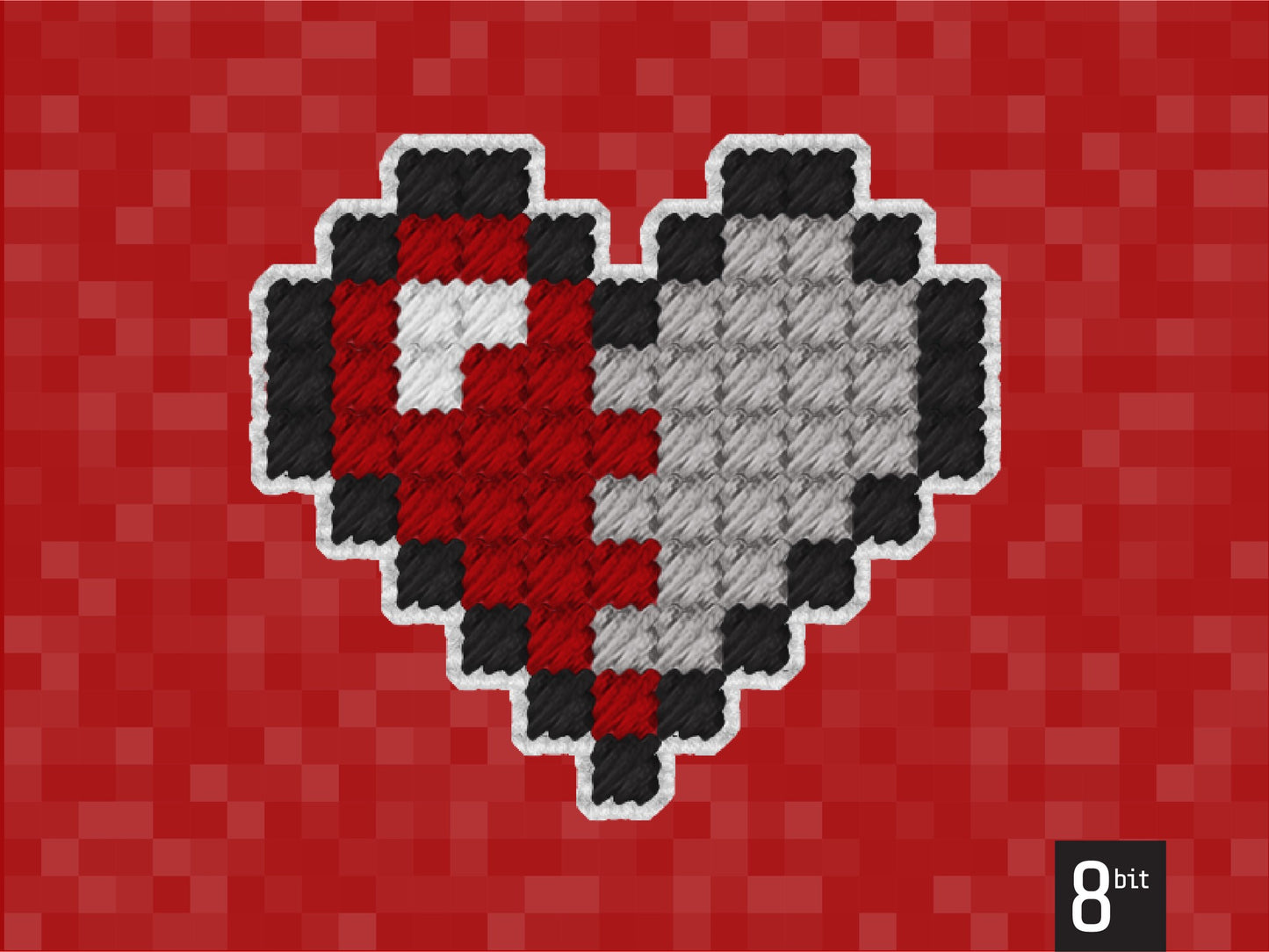 Heart Pixel Pattern for Beginners | Includes Four Variations | Great for Kids, Teens and Adults