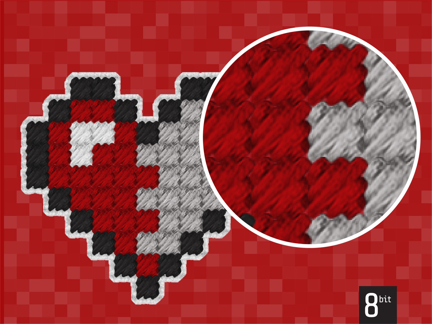 Heart Pixel Pattern for Beginners | Includes Four Variations | Great for Kids, Teens and Adults