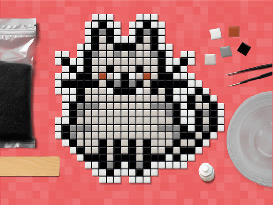 Cat Mosaic Craft Kit | Three Designs | Everything You Need | Accessible to All