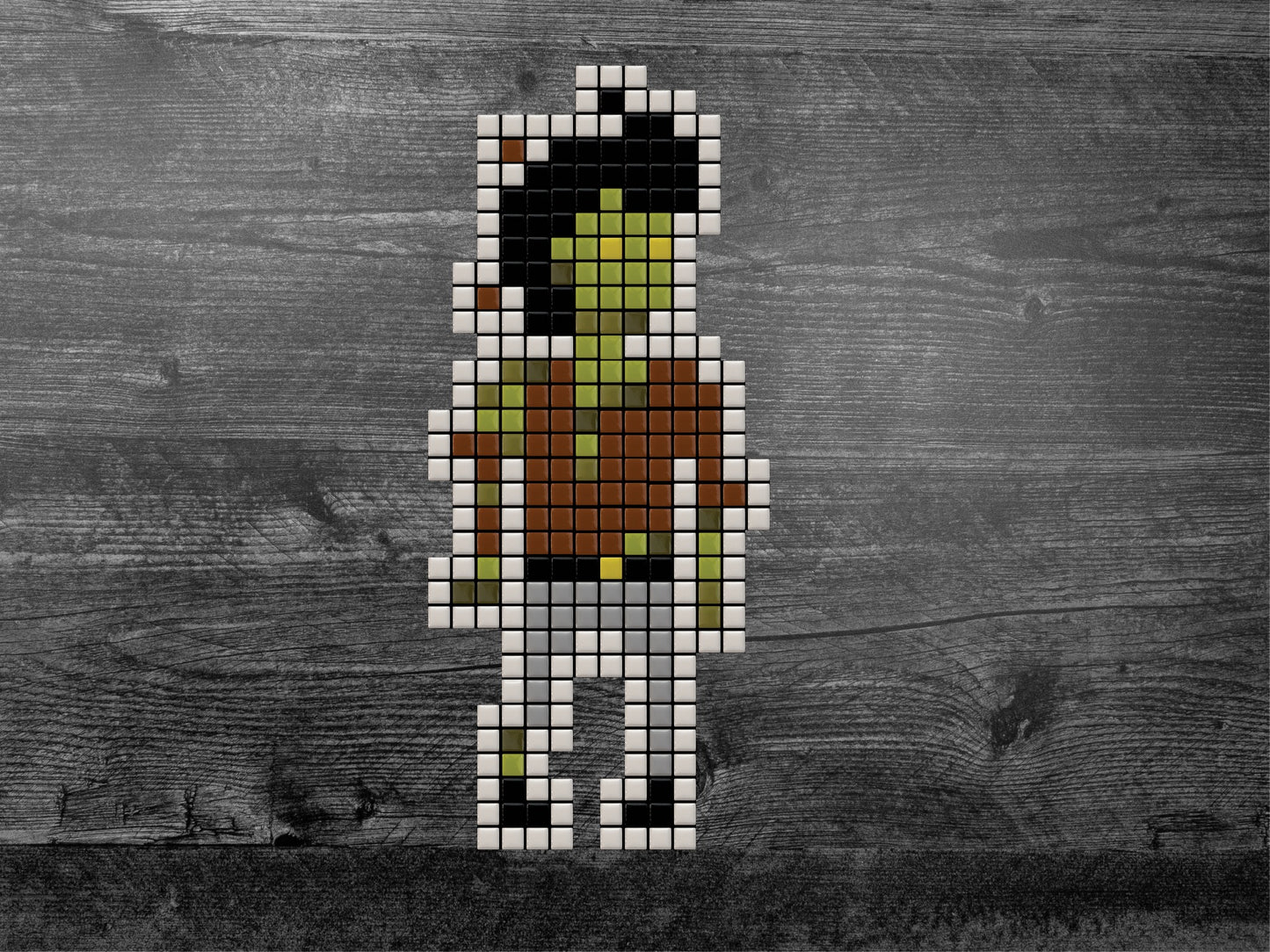 Zombie Mosaic Craft Kit | Halloween Decor | Everything You Need | Accessible to All