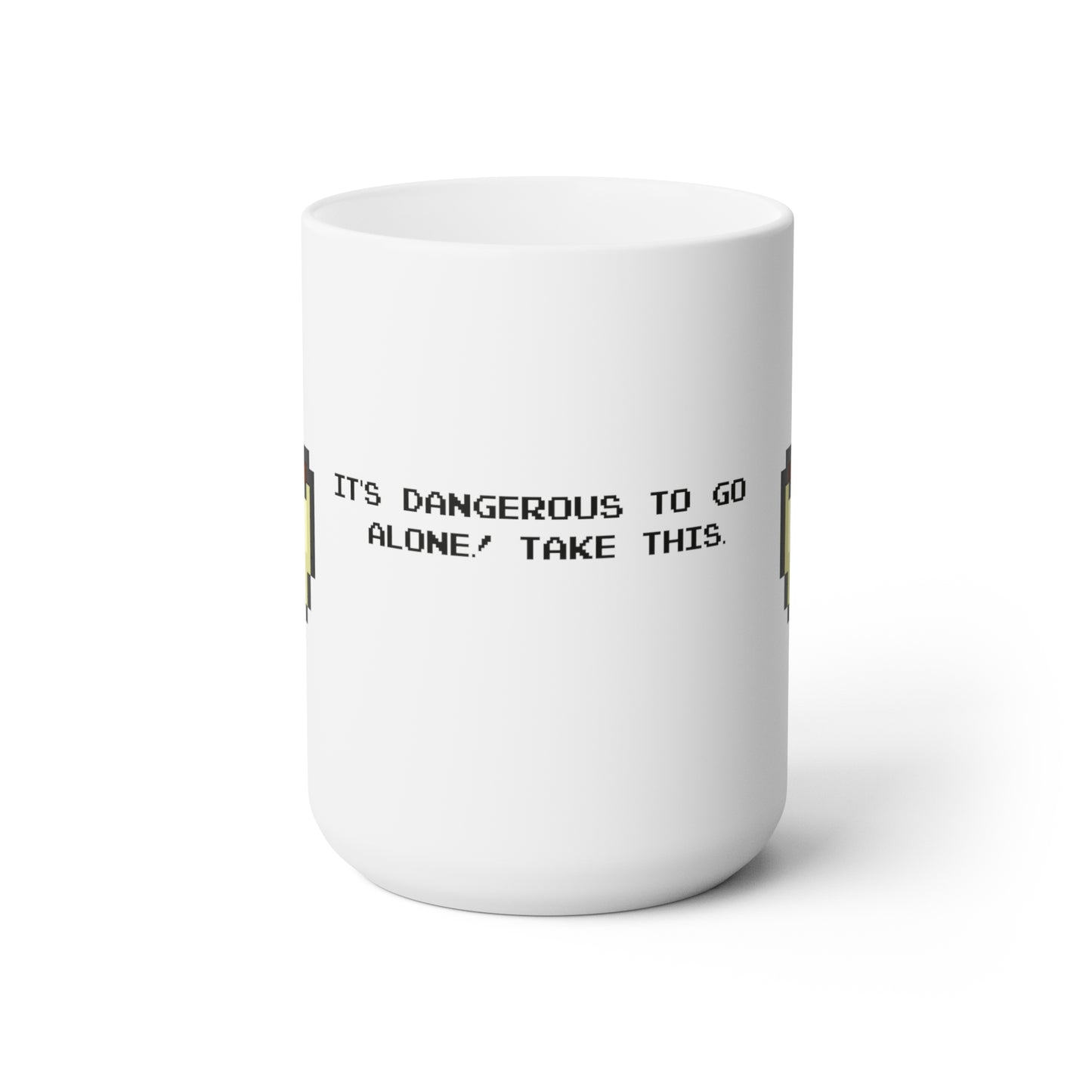 It's Dangerous to Go Alone! Video Game Themed Mug, 15oz